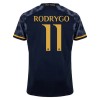 Camisola Real Madrid Rodrygo 11 Homen Equipamento 2ª 23/24